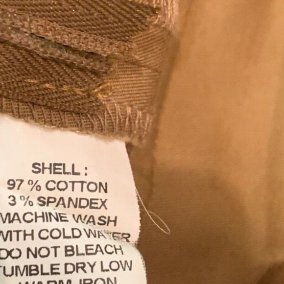 Randy Kemper Women's Tan Cotton Pants w/ side zipper, Size 6 - Picture 9 of 11